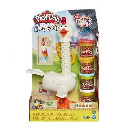 Play-Doh kvokající kuře s peřím