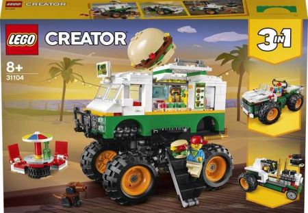 Lego Creators 31104 Hamburgerový monster truck