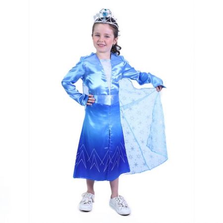 Dětský kostým modrá zimní princezna (S)