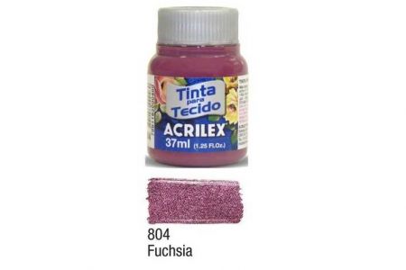 Barva na textil metalická 37ml 804 Fuchsia