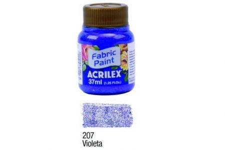 Barva na textil Glitter 37ml 207 Violet