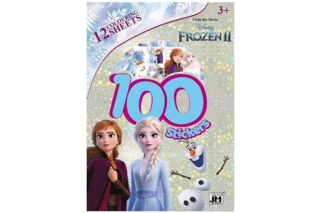 100 samolepek Frozen