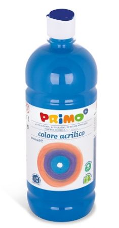 Akrylová barva PRIMO, 1000ml, sv.modrá