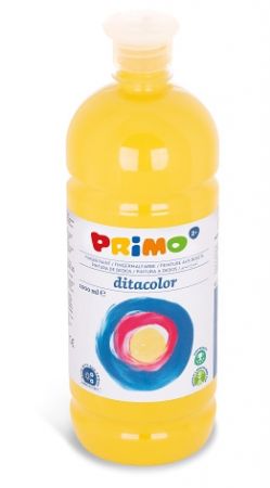 Prstová barva PRIMO, 1000ml, žlutá