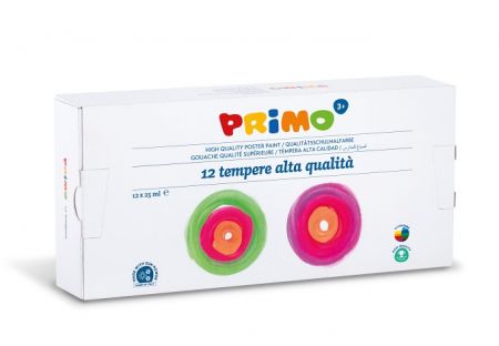 Temperové barvy PRIMO, 12 x 25ml