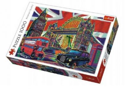 TREFL Puzzle Barvy Londýna 1000 dílků 68x48cm