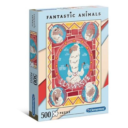 Puzzle Fantastic Animals 500 dílků lama