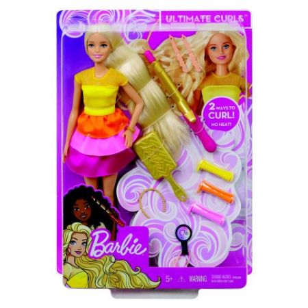 Barbie panenka s vlnitými vlasy