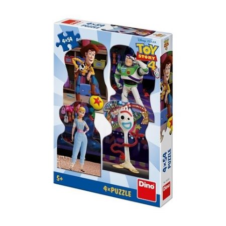 Puzzle 4x54 dílků Toy Story 4 Kamarádi
