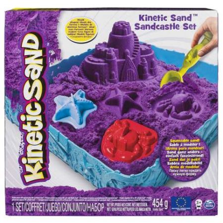 Kinetic sand písečný zámek fialový