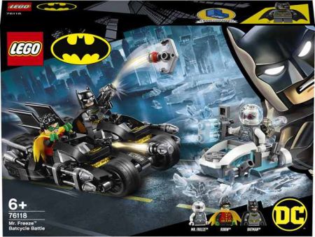 Lego Super Heroes 76118 Mr. Freeze™ vs. Batman na Batmotorce™