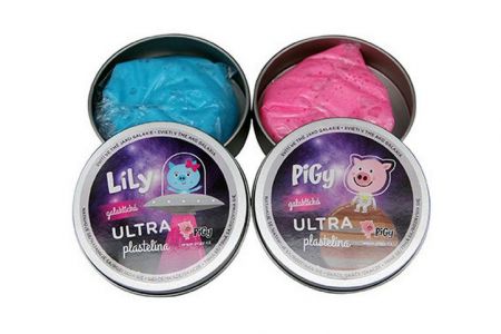 Ultra Plastelína Lilly &amp; Pigy galaktická 50g (plastelina)