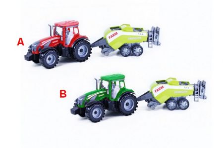Traktor s balíkovačem 2 druhy