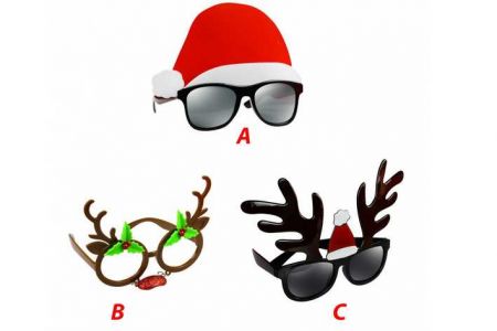 Zábavné brýle vánoční 3 druhy