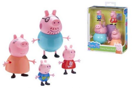 Peppa Pig set figurek 4ks