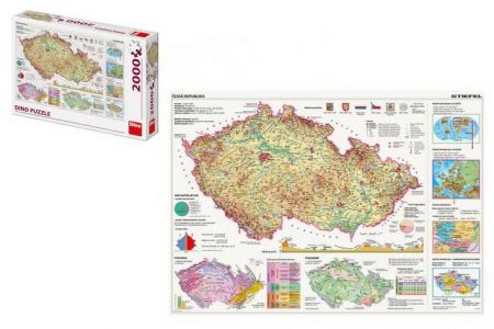 Mapy české republiky 2000 dílků