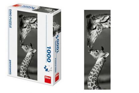 DINO Žirafy 1000 dílků panoramic