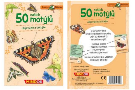 MINDOK 50 našich motýlů 