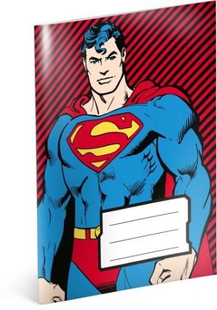 Notýsek Superman, A6, 20 listů, linkovaný