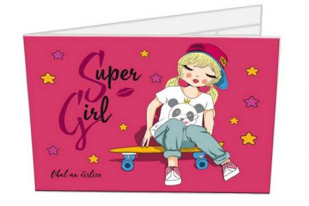 Desky na číslice SUPER GIRL