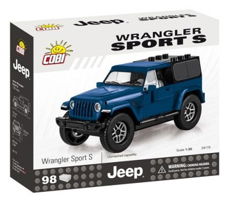 Jeep Wrangler Sport S 1:35, modrý, 98 k