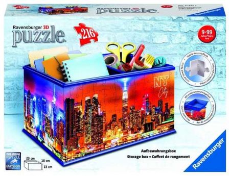 Puzzle 3D Uložná krabice New York 216 dílků