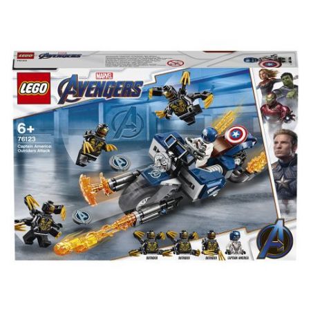 Lego Super Heroes 76123 Captain America: útok Outriderů