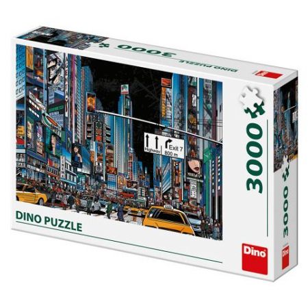 Puzzle 3000 dílků: Noční New York