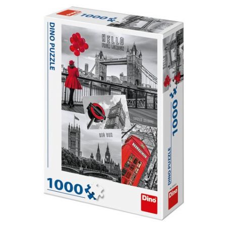Puzzle 1000 dílků: Londýn - koláž