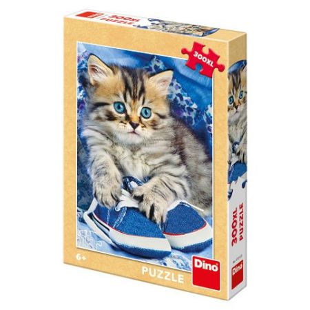 Puzzle 300XL dílků: Kotě v modré botě
