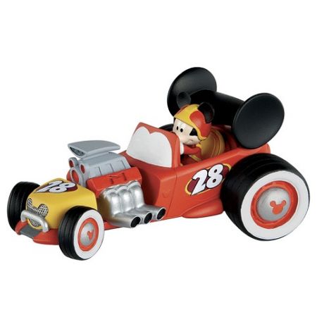 Mickey závodník v autě