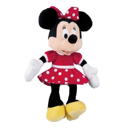 Disney plyš 25 cm - Minnie v červených šatech