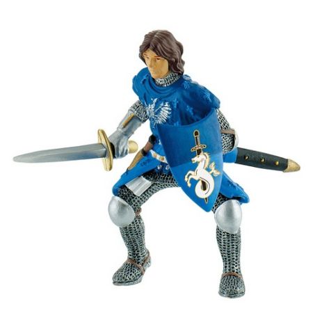 Princ s mečem modrý