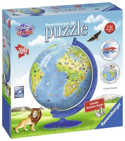 Puzzle 3D Dětský Globus (anglický) 180 dílků