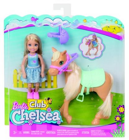 Barbie Chelsea a poník