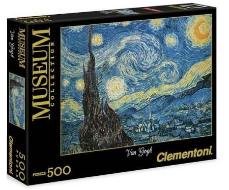 Puzzle Museum 500 dílků Van Gogh - Hvězdná noc