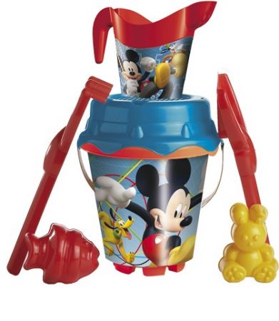 Pískový set Mickey a Minnie s konvičkou