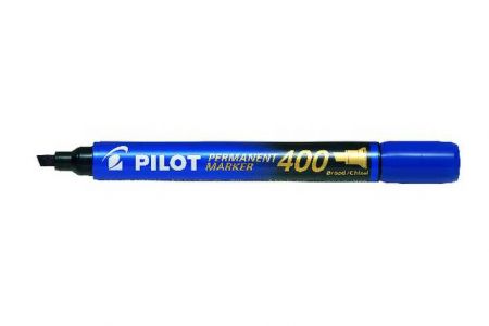 Pilot 400,PM klínový hrot permanent modrý