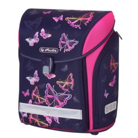 Školní taška Midi Duhový motýl - aktovta / batoh školní (Herlitz)