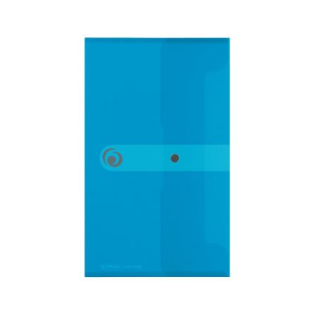 Spisové desky DL transparentní modré/druk (Herlitz)