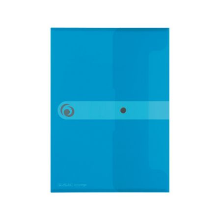 Spisové desky A5 transparentní modré/druk (Herlitz)