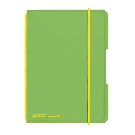 Sešit my.book flex A6/40 čtvereček, PP zelený (Herlitz)