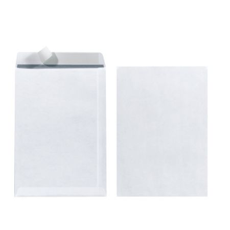Obchodní tašky C5/10 ks, bílé, samolepicí (Herlitz)