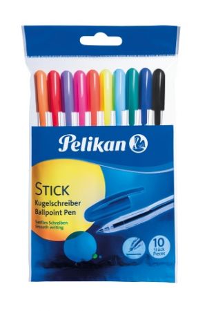 Kuličkové pero Pelikan K86 10ks,mix (Herlitz)