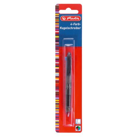 Kuličkové pero čtyřbarevné plast (Herlitz)