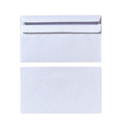 Kancelářské obálky DL/100 ks, bílé, samolepicí (Herlitz)