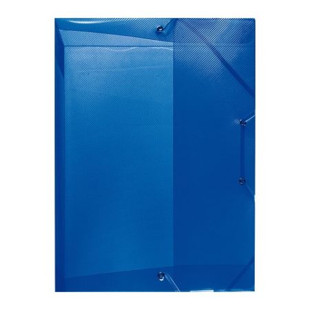 Box na spisy A4/4cm, PP modrý, transparentní (Herlitz)