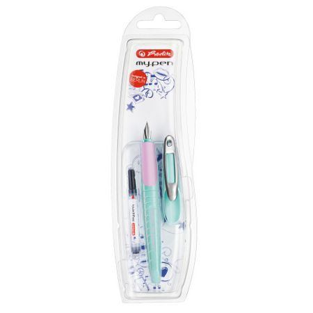 Bombičkové pero my.pen M, aqua-růžové/ na blistru (Herlitz)