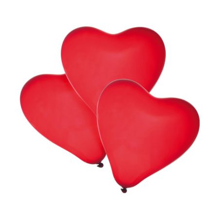 Balónky 4ks Srdce 60cm,červené (Herlitz)