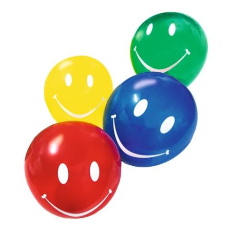 Balónky 10ks Smile, mix barev (Herlitz)
